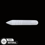 Massage Wand Selenite OM 15 cm