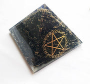 Orgone Black Tourmaline Pentacle Pyramid40-45mm