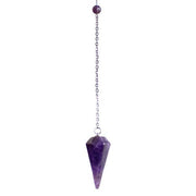 Conical pendulum Amethyst 3.5cm
