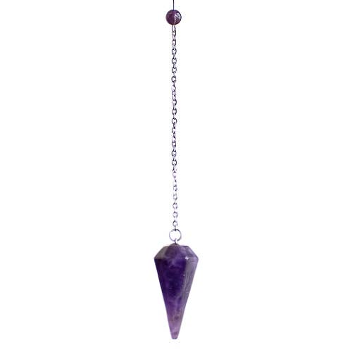 Conical pendulum Amethyst 3.5cm