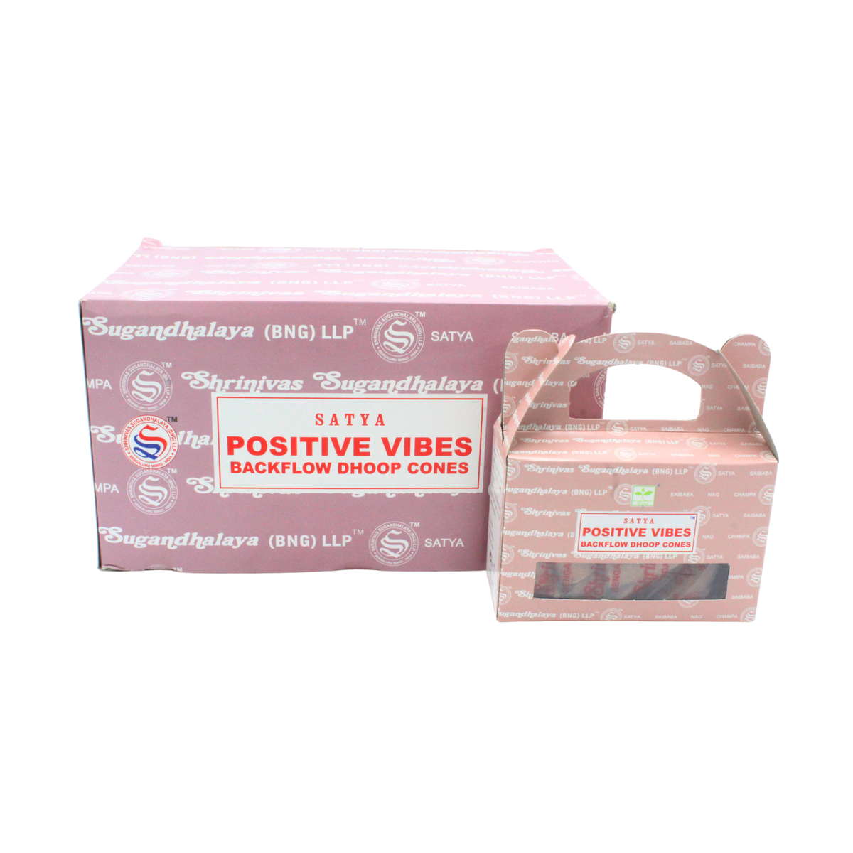 Satya Positive Vibes Backflow Dhoop Cones