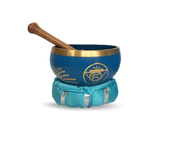 Brass Singing Bowl with stick & Cushion 12 cm Throat Chakra