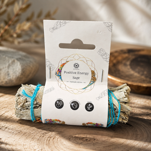 Positive Energy Sage 10 cm with label