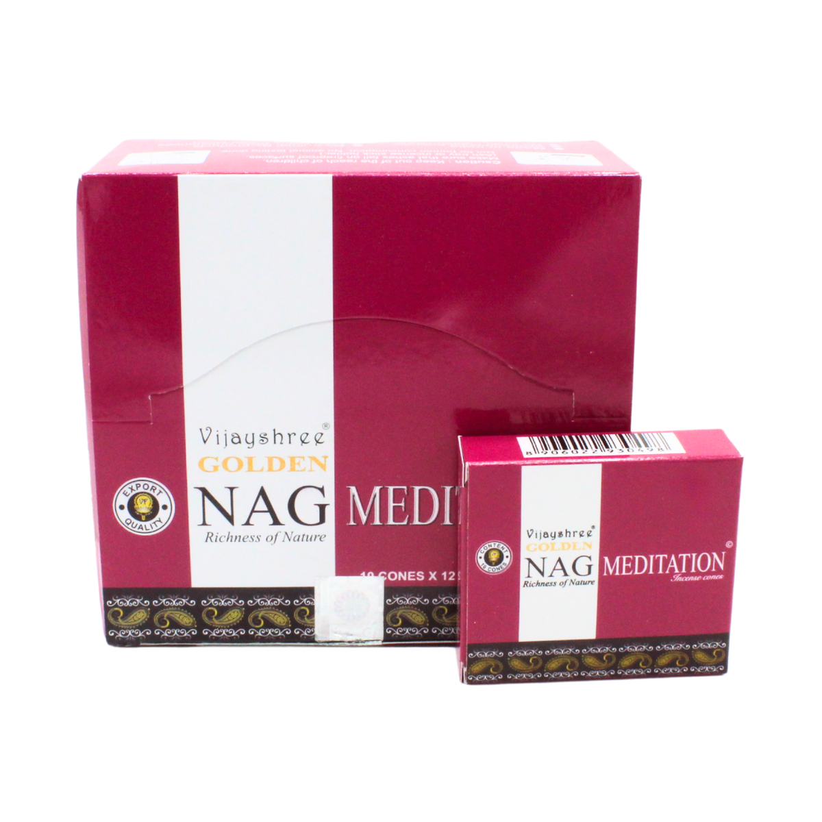 Golden Nag Meditation Cones