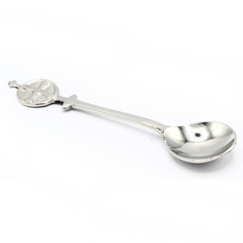 Incense Boat and Spoon Nickel ( 12 cm )