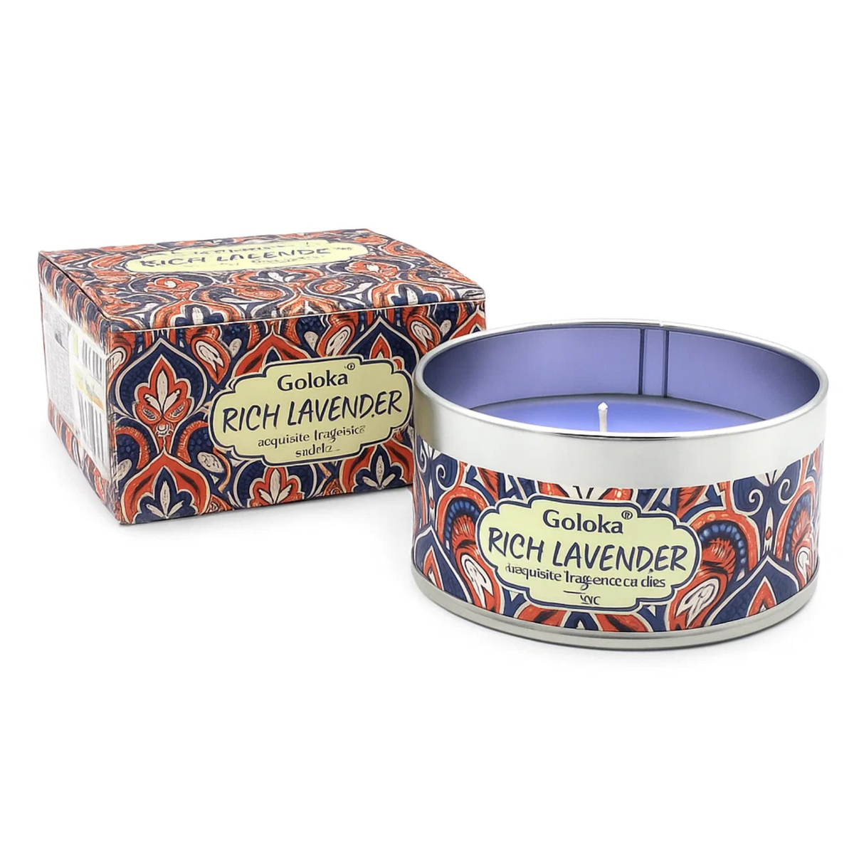 Goloka Lavender Soya Wax Candle Tin