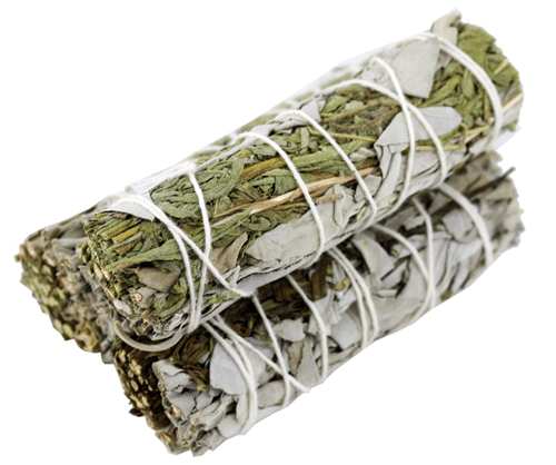 White Sage & Mugwort 10 cm (Price per Piece)