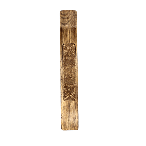 Mango Wood Incense Holder - Healing Hands