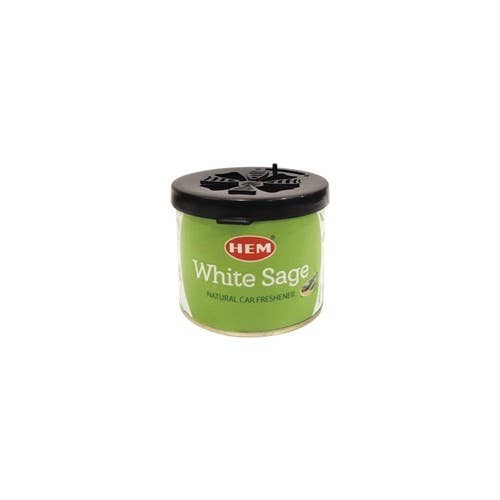 Hem White Sage Natural Car Freshener(6packed)