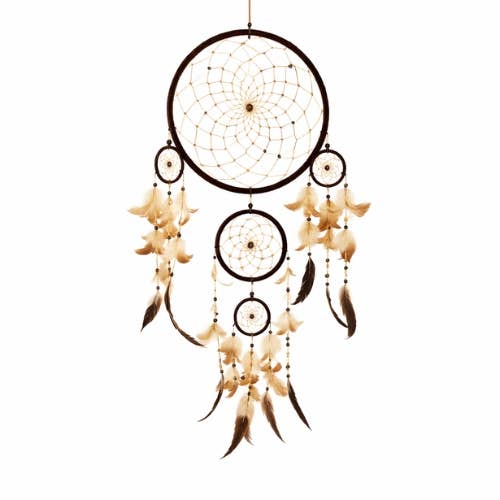 Black dreamcatcher (25cm diameter)