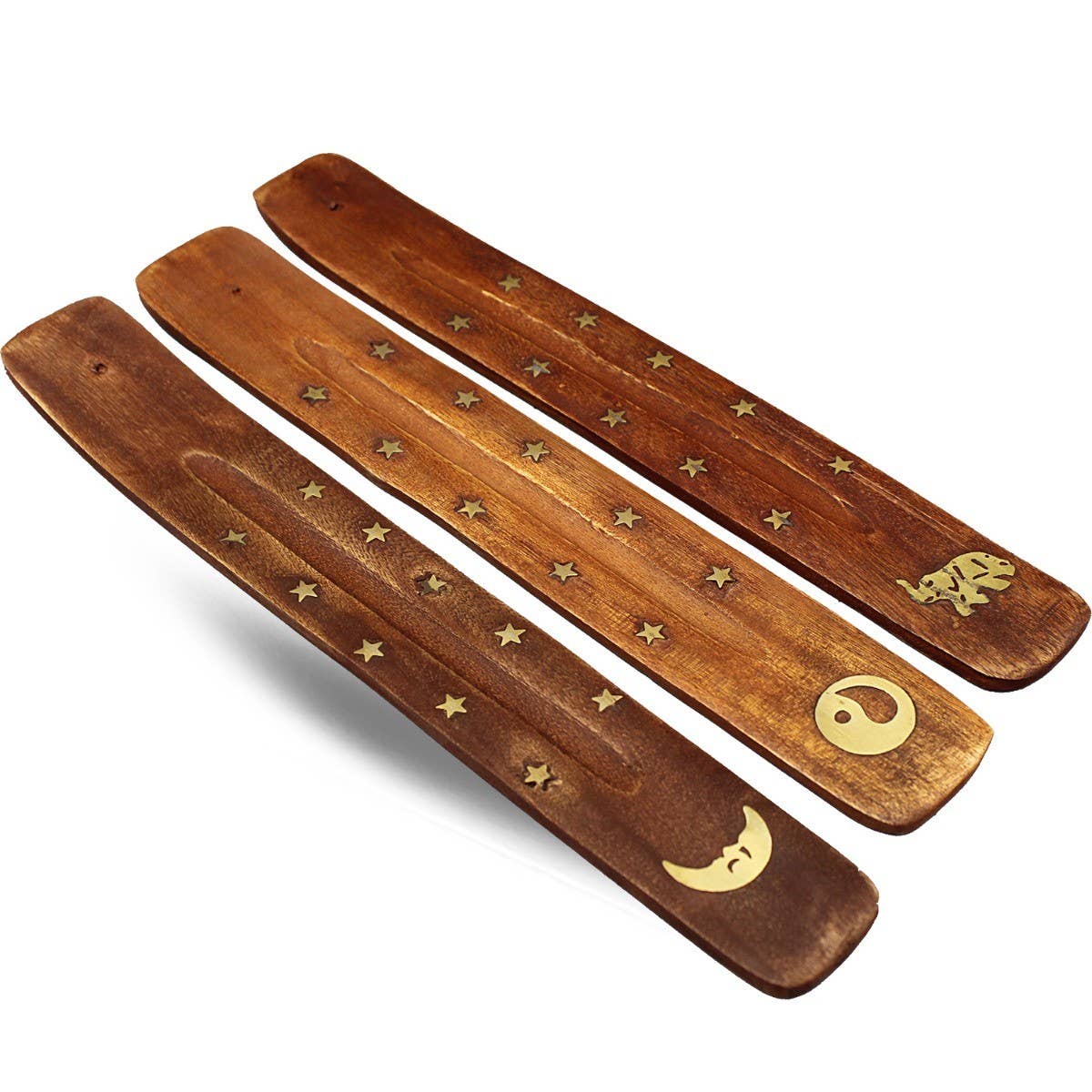 Incense Burner with Brass Inlay SKI