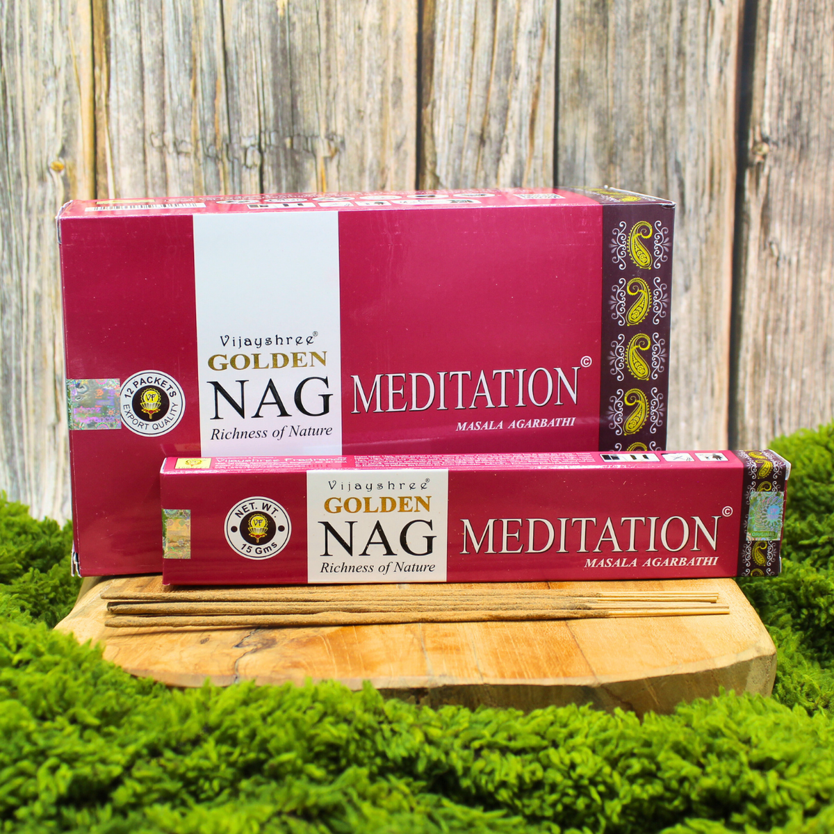 Golden Nag Meditation Incense 15 grams