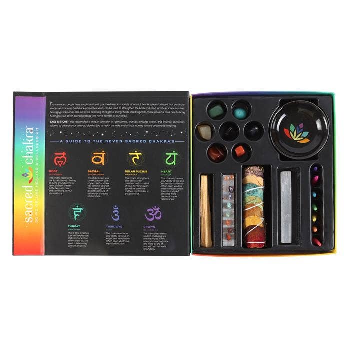 Sacred Chakra Deluxe Healing And Wellness Kit