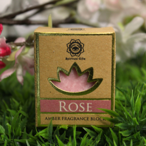 Green Tree Amber Fragrance Block Rose set 6 pcs
