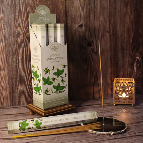 Green Tree Mint & Eucalyptus Incense
