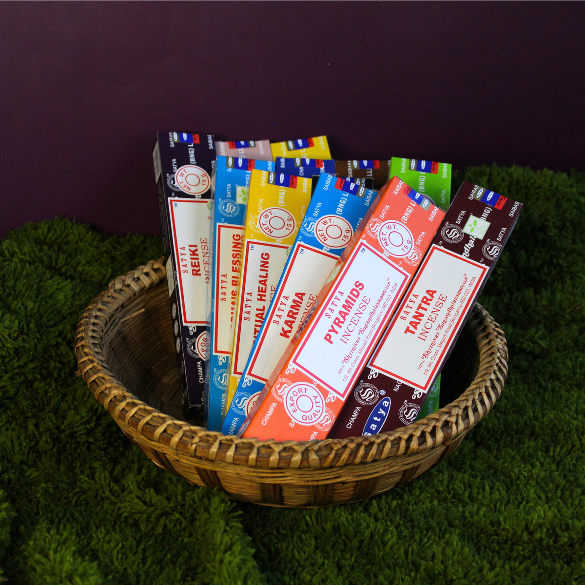 Satya Assorted Pack #3 Incense (12 boxes) 15 grams