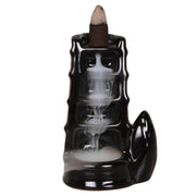 Split Bamboo Fountain Backflow Incense Holder