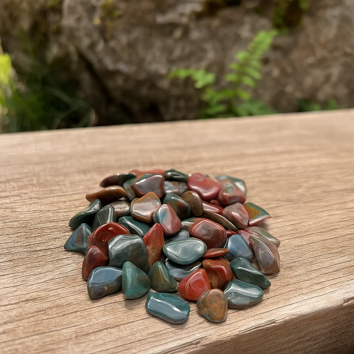 Fancy Jasper tumbled stones 250gr