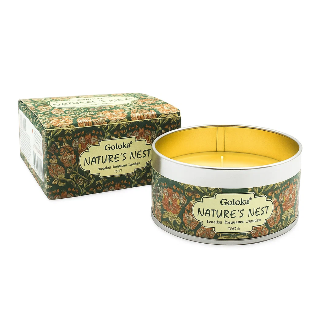 Goloka Natures Nest Soya Wax Candle Tin