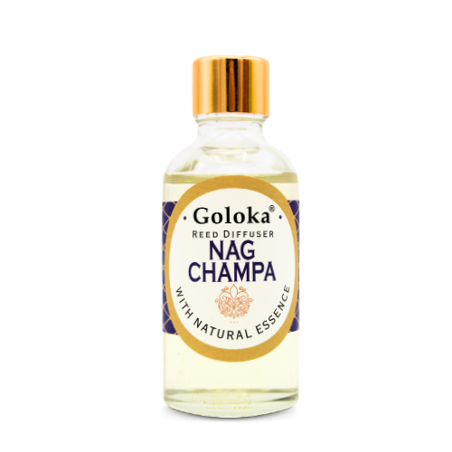 Goloka Nag Champa 50 ml Reed Diffuser Pack