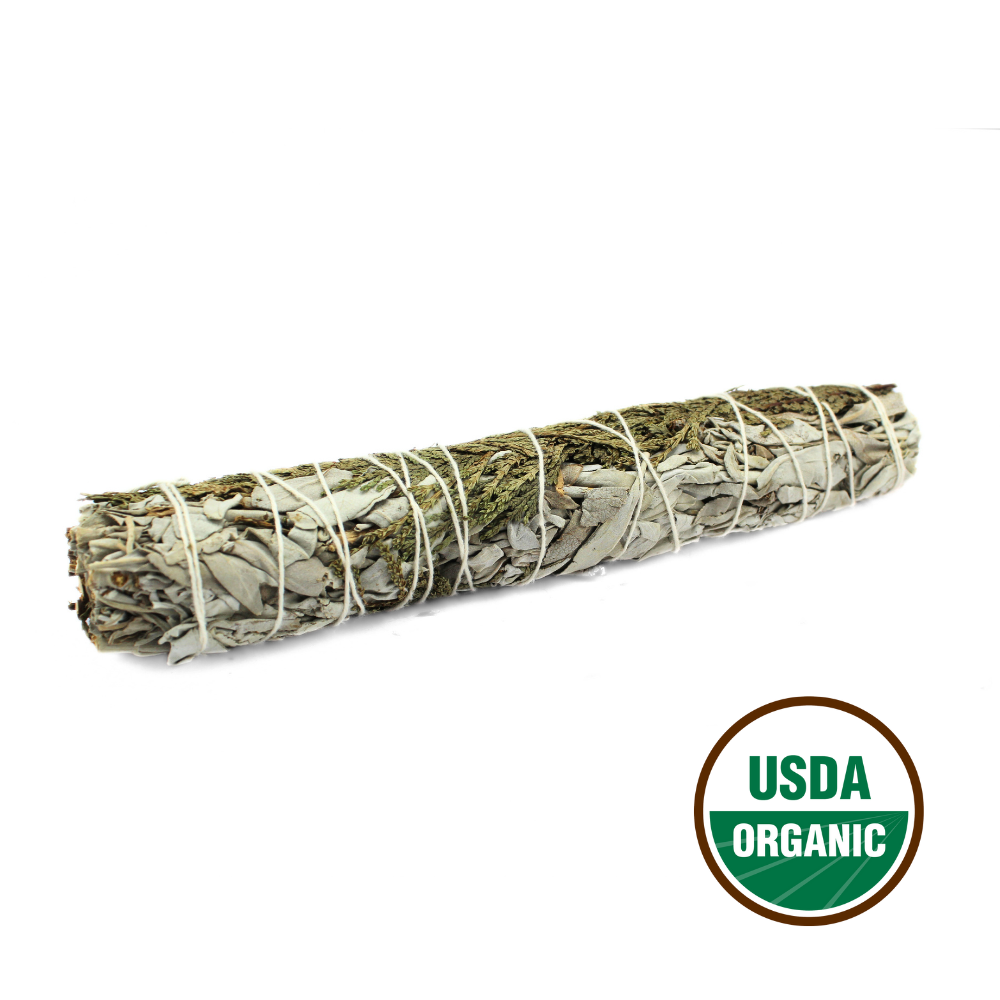 White Sage & Cedar Smudge Stick 22 cm (price per pc)