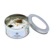 Green Tree Gemstone Candle Vitality Sweet Ginger 70g