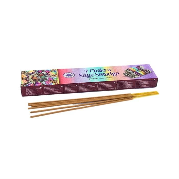 Green Tree 7 chakra sage smudge 15 grams