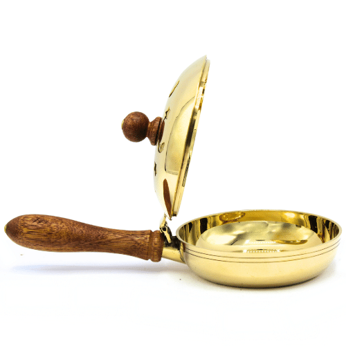 Incense Burner and Tong Brass ( 10 cm )