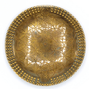 Offering Plate 7 Chakras & Flower Of Life