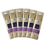 Mango Wood Amethyst Incense Holder (Set of 6)