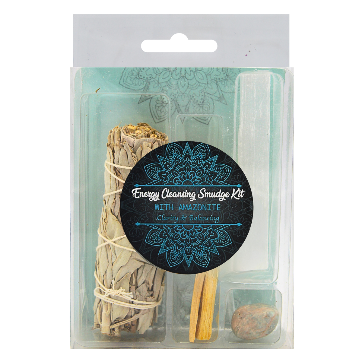 Energy Cleansing Smudge Kits w/ Amazonite
