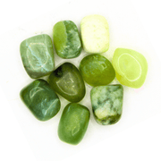 Green Jade 'AB' Tumbled Stones 200 gr