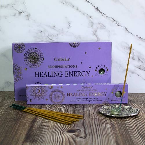 Goloka Manifestations Healing Energy Gemstone Incense