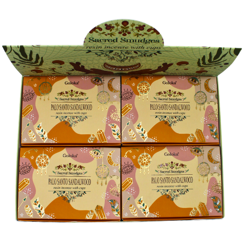 Goloka Palo Santo & Sandalwood Smudge Cups