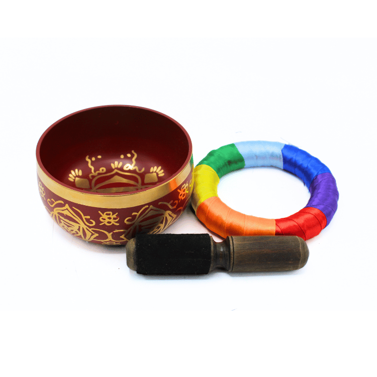 Root Chakra Singing Bowl Red - 5 inch