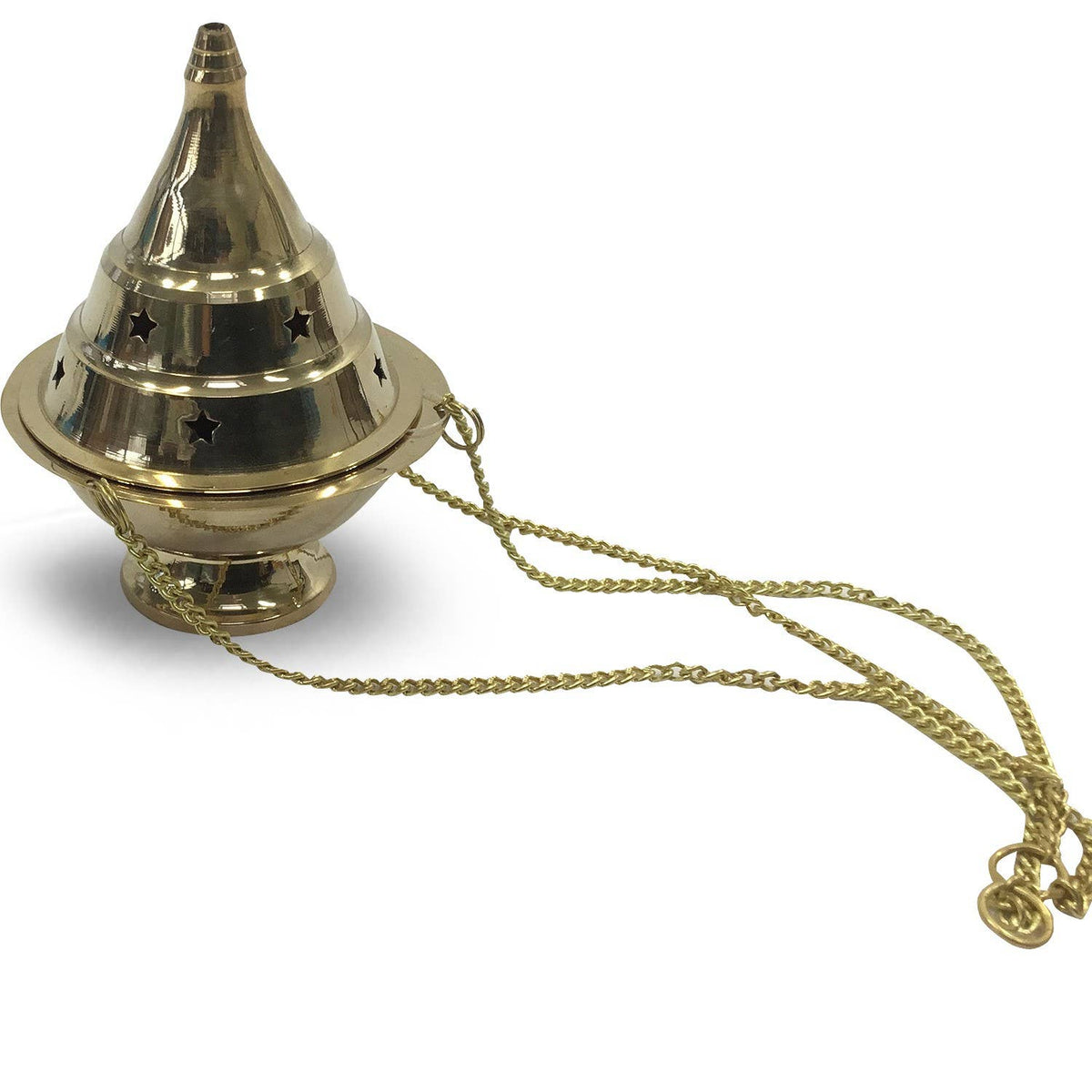 Brass Hanging Incense Burner (10cm)