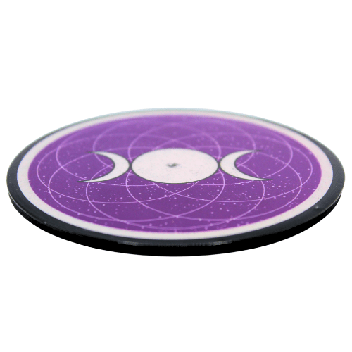 Coaster & Incense Holder - Triple Moon 2 pcs