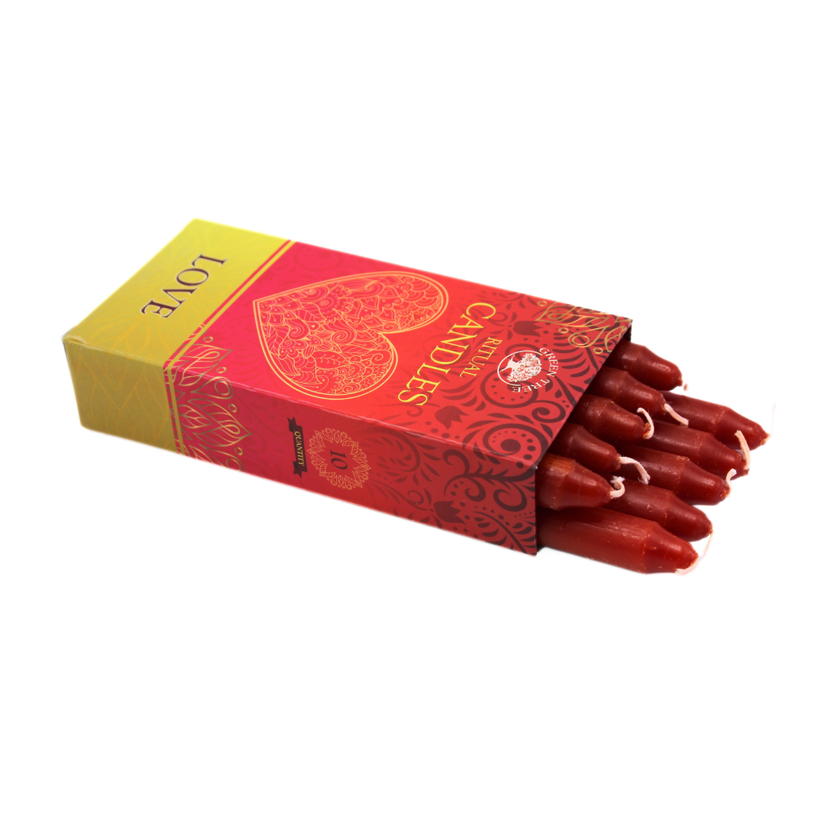 Green Tree Ritual candles Love 10 pack