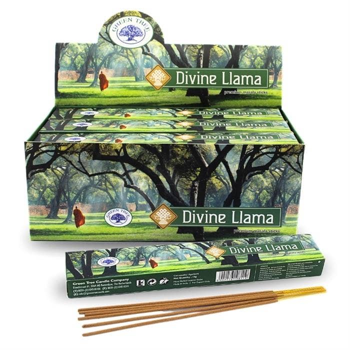 Green Tree Divine Llama Natural Incense 15 grams