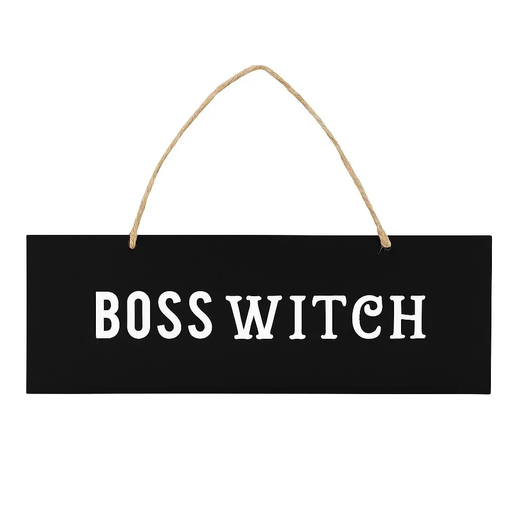 Boss Witch Wall Sign