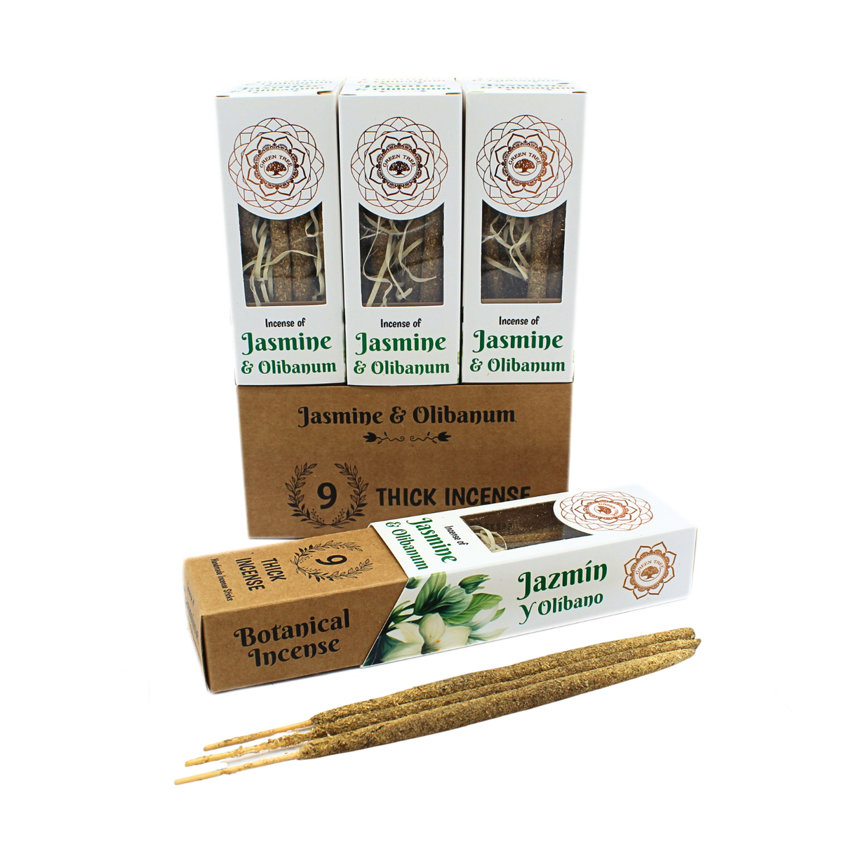 Green Tree Jasmine & Olibanum Botanical Incense