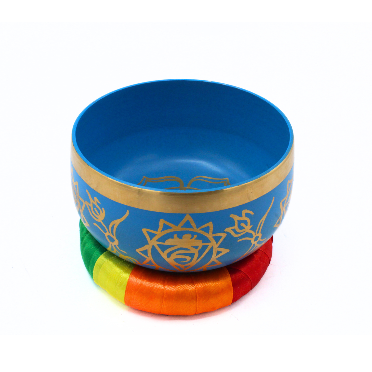 Throat Chakra Singing Bowl Blue - 5 inch