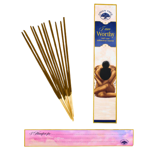 Green Tree I am Worthy Manifestation Incense 15gr