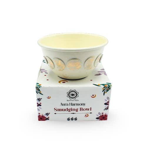 Sage Bowl Moon Phase Ivory