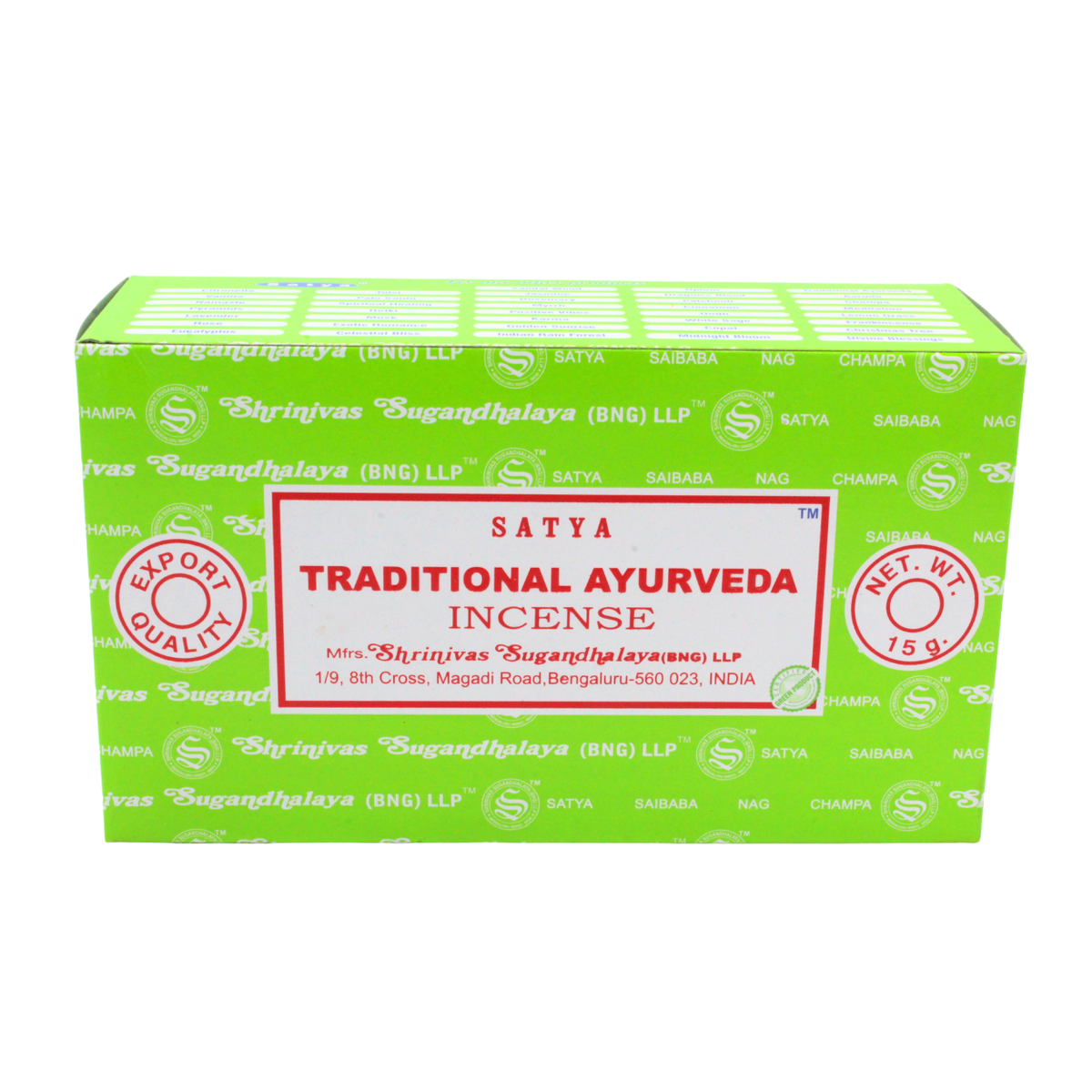 Satya Traditional Ayurveda Incense 15 grams