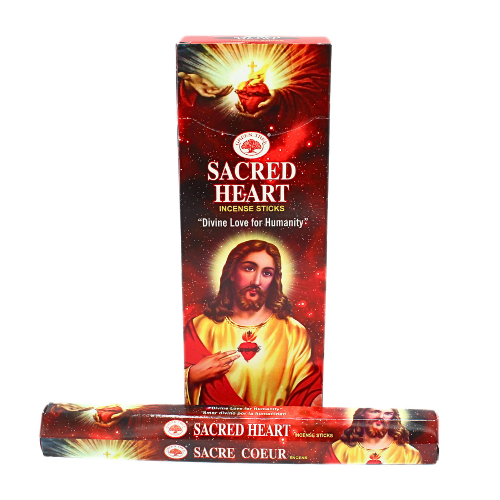 Green Tree Sacred Heart Hexa Incense Sticks