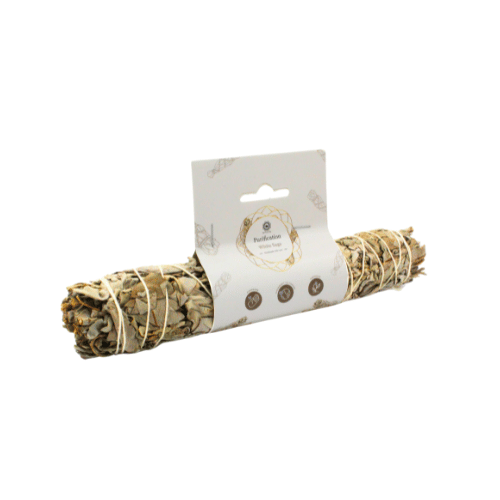 Purification White Sage Smudge Stick 22cm with label