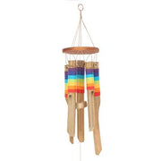 Multicolour Bamboo Windchime with thread
