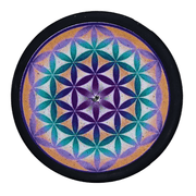Coaster & Incense Holder - Flower of Life 2 pcs.