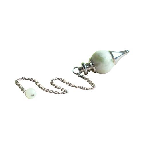 Green Jade sphere pendulum 4cm